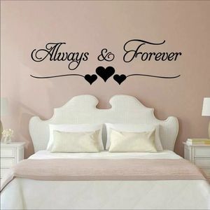 Vinyl Decorating Decals “Always & Forever”
